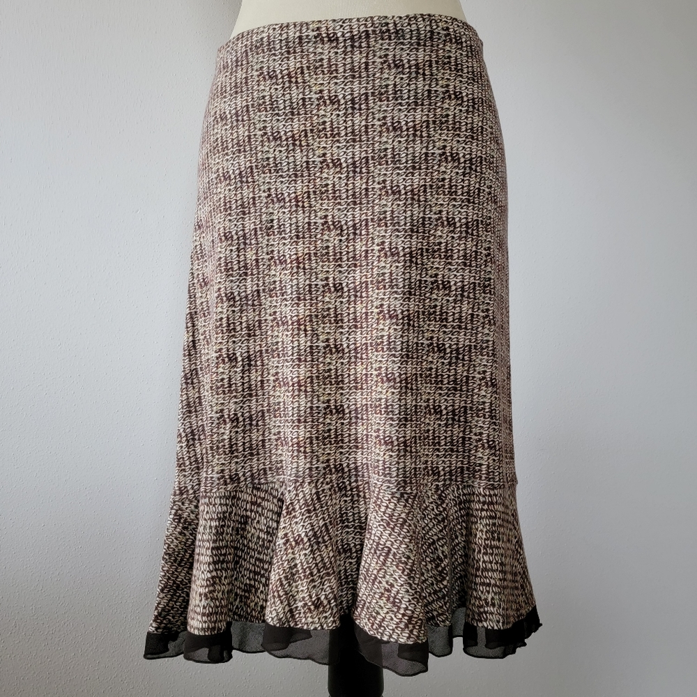 Vintage Merona multi-colored midi skirt - Size Medium
